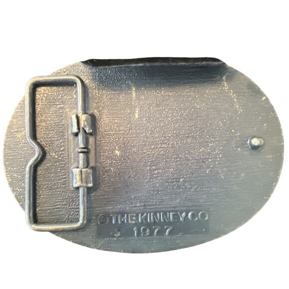 Vintage Belt Buckle 1977 RANDY Western Floral Custom Name The Kinney Co - Picture 2 of 7